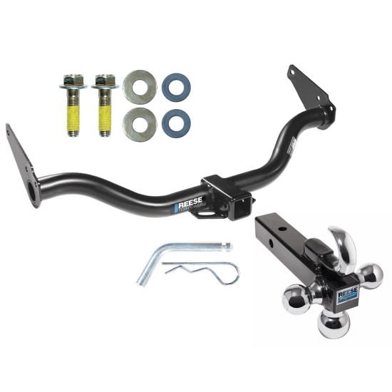 Custom Fit Trailer Hitch Tri-Ball Trailer Hitch Ball Mount w/ Pin/Clip 44529 2005 2006 2007 2008 2009 2010 2011 2012 2013 2014 2015 05 06 07 08 09 10 11 12 13 14 15 Nissan Xterra Reese Towpower Trailer Tow Hitch Receiver Bar Frame Reese Trailer Tow Hitch Receiver For 05-15 Nissan Xterra w/Tri-Ball Triple Ball 1-7/8" 2" 2-5/16"