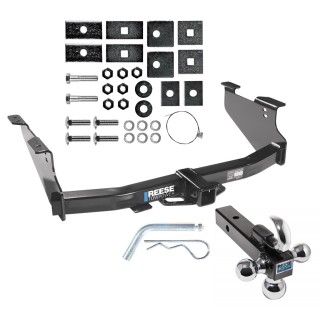 Custom Fit Trailer Hitch Tri-Ball Trailer Hitch Ball Mount w/ Pin/Clip 44536 7031400 63240 Reese Trailer Tow Hitch Receiver 03-09 Dodge Ram 1500 2500 3500 w/Tri-Ball Triple Ball 1-7/8" 2" 2-5/16" 03 04 05 06 07 08 09 2003 2004 2005 2006 200 Reese Trailer Tow Hitch Receiver For 03-09 Dodge Ram 1500 2500 3500 w/Tri-Ball Triple Ball 1-7/8" 2" 2-5/16"