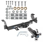 Reese Trailer Tow Hitch Receiver For 01-05 Pontiac Aztek 02-07 Buick Rendezvous w/Tri-Ball Triple Ball 1-7/8" 2" 2-5/16"