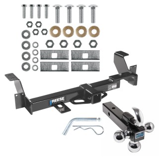 Custom Fit Trailer Hitch Tri-Ball Trailer Hitch Ball Mount w/ Pin/Clip 44538 7031400 63240 Reese Trailer Tow Hitch Receiver 01-05 Pontiac Aztek 02-07 Buick Rendezvous w/Tri-Ball Triple Ball 1-7/8" 2" 2-5/16" 01 02 03 04 05 06 07 2001 2002 2 Reese Trailer Tow Hitch Receiver For 01-05 Pontiac Aztek 02-07 Buick Rendezvous w/Tri-Ball Triple Ball 1-7/8" 2" 2-5/16"