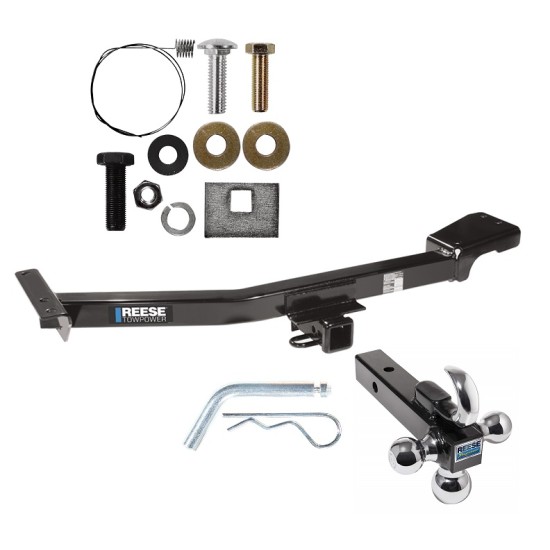 Custom Fit Trailer Hitch Tri-Ball Trailer Hitch Ball Mount w/ Pin/Clip 44546 7031400 63240 Reese Trailer Tow Hitch Receiver 98-07 Lexus LX470 Toyota Land Cruiser w/Tri-Ball Triple Ball 1-7/8" 2" 2-5/16" 98 99 00 01 02 03 04 05 06 07 1998 19 Reese Trailer Tow Hitch Receiver For 98-07 Lexus LX470 Toyota Land Cruiser w/Tri-Ball Triple Ball 1-7/8" 2" 2-5/16"