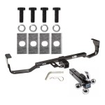 Custom Fit Trailer Hitch Tri-Ball Trailer Hitch Ball Mount w/ Pin/Clip 44549 7031400 63240 Reese Trailer Tow Hitch Receiver 07-09 Hyundai Santa Fe w/Tri-Ball Triple Ball 1-7/8" 2" 2-5/16" 07 08 09 2007 2008 2009 Reese Trailer Tow Hitch Receiver For 07-09 Hyundai Santa Fe w/Tri-Ball Triple Ball 1-7/8" 2" 2-5/16"