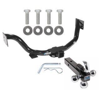 Custom Fit Trailer Hitch Tri-Ball Trailer Hitch Ball Mount w/ Pin/Clip 44558 7031400 63240 Reese Trailer Tow Hitch Receiver 03-09 KIA Sorento w/Tri-Ball Triple Ball 1-7/8" 2" 2-5/16" 03 04 05 06 07 08 09 2003 2004 2005 2006 2007 2008 2009 Reese Trailer Tow Hitch Receiver For 03-09 KIA Sorento w/Tri-Ball Triple Ball 1-7/8" 2" 2-5/16"