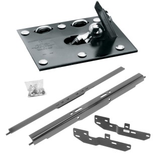 4456 8339 Draw-Tite Draw-Tite Gooseneck Trailer Hitch 11-19 Chevy GMC Silverado Sierra 2500 HD 3500 HD Fold Down Plate Custom Brackets Under Bed Rails 2-5/16" Ball Excluding OEM Tow Prep 11 12 13 14 15 16 17 18 19 2011 2012 2013 2014 2015 2016 2017 2 Draw-Tite Gooseneck Trailer Hitch for 11-19 Chevy GMC Silverado Sierra 2500 HD 3500 HD Fold Down Plate w/ Custom Brackets Under Bed Rails 2-5/16" Ball Excluding OEM Tow Prep