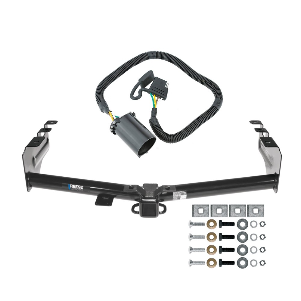 Custom Fit Trailer Hitch Wiring Harness (Plug & Play) Installation Hardware Installation Instructions 44563 85262 Reese Trailer Tow Hitch 99-13 Chevy Silverado GMC Sierra 1500 Wiring Harness Kit 99 00 01 02 03 04 05 06 07 08 09 10 11 12 13 1999 2000 Reese Trailer Tow Hitch For 99-13 Chevy Silverado GMC Sierra 1500 w/ Wiring Harness Kit