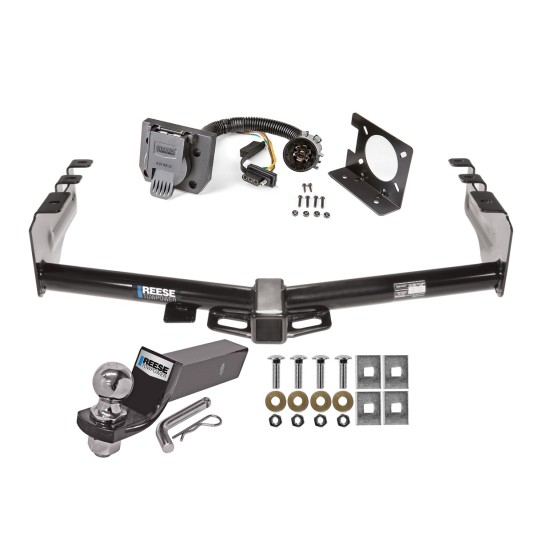 Custom Fit Trailer Hitch Wiring Harness (Plug & Play) 2" Drop Ball-Mount w/ Pin/Clip 2" Chrome Ball Installation Hardware Installation Instructions 44564 74682 21536 Reese Trailer Tow Hitch 99-13 Chevy Silverado GMC Sierra 1500 99-04 2500 L Reese Trailer Tow Hitch For 99-13 Chevy Silverado GMC Sierra 1500 99-04 2500 LD Complete Package w/ Wiring and 2" Ball