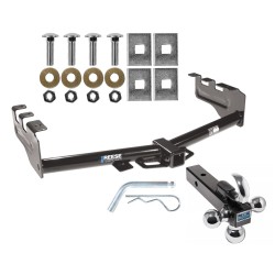 Reese Trailer Tow Hitch Receiver For 99-13 Chevy Silverado GMC Sierra 1500 99-04 2500 LD w/Tri-Ball Triple Ball 1-7/8" 2" 2-5/16" Reese Trailer Tow Hitch Receiver For 99-13 Chevy Silverado GMC Sierra 1500 99-04 2500 LD w/Tri-Ball Triple Ball 1-7/8" 2" 2-5/16"