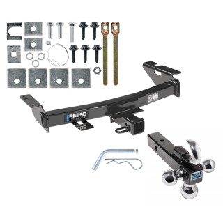 Custom Fit Trailer Hitch Tri-Ball Trailer Hitch Ball Mount w/ Pin/Clip 44574 7031400 63240 Reese Trailer Tow Hitch Receiver 97-09 Terraza Uplander Venture Montana Trans Sport Relay w/Tri-Ball Triple Ball 1-7/8" 2" 2-5/16" 97 98 99 00 01 02 Reese Trailer Tow Hitch Receiver For 97-09 Terraza Uplander Venture Montana Trans Sport Relay w/Tri-Ball Triple Ball 1-7/8" 2" 2-5/16"