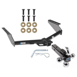 Custom Fit Trailer Hitch Tri-Ball Trailer Hitch Ball Mount w/ Pin/Clip 44585 7031400 63240 Reese Trailer Tow Hitch Receiver 08-12 Jeep Liberty w/Tri-Ball Triple Ball 1-7/8" 2" 2-5/16" 08 09 10 11 12 2008 2009 2010 2011 2012 Reese Trailer Tow Hitch Receiver For 08-12 Jeep Liberty w/Tri-Ball Triple Ball 1-7/8" 2" 2-5/16"