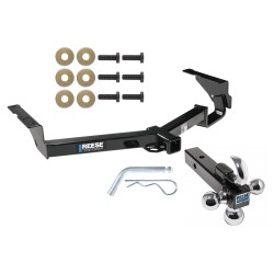 Reese Trailer Tow Hitch Receiver For 08-13 Toyota Highlander w/o Full Size Spare w/Tri-Ball Triple Ball 1-7/8" 2" 2-5/16"