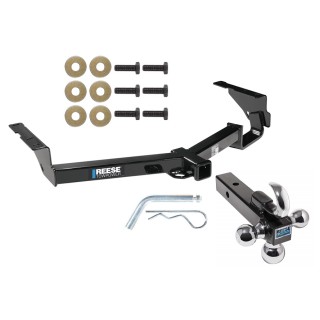 Custom Fit Trailer Hitch Tri-Ball Trailer Hitch Ball Mount w/ Pin/Clip 44587 7031400 63240 Reese Trailer Tow Hitch Receiver 08-13 Toyota Highlander w/o Full Size Spare w/Tri-Ball Triple Ball 1-7/8" 2" 2-5/16" 08 09 10 11 12 13 2008 2009 201 Reese Trailer Tow Hitch Receiver For 08-13 Toyota Highlander w/o Full Size Spare w/Tri-Ball Triple Ball 1-7/8" 2" 2-5/16"