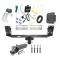 Custom Fit Trailer Hitch Wiring Harness (Requires Splicing) 2" Drop Ball-Mount w/ Pin/Clip 2" Chrome Ball Security Lock Pin Rubber Hitch Plug Cover Installation Hardware Installation Instructions 44590 8551300 21536 7054430 7000600 Reese Traile Reese Trailer Tow Hitch For 07-18 BMW X5 Deluxe Package Wiring 2" Ball and Lock