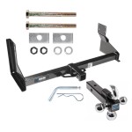 Reese Trailer Tow Hitch Receiver For 07-24 Dodge Freightliner Mercedes-Benz Sprinter 2500 3500 w/Factory Step Bumper w/Tri-Ball Triple Ball 1-7/8" 2" 2-5/16" Reese Trailer Tow Hitch Receiver For 07-24 Dodge Freightliner Mercedes-Benz Sprinter 2500 3500 w/Factory Step Bumper w/Tri-Ball Triple Ball 1-7/8" 2" 2-5/16"