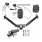 Custom Fit Trailer Hitch Wiring Harness (Plug & Play) 2" Drop Ball-Mount w/ Pin/Clip 2" Chrome Ball Security Lock Pin Rubber Hitch Plug Cover Installation Hardware Installation Instructions 44594 118424 21536 7054430 7000600 Reese Trailer T Reese Trailer Tow Hitch For 07-13 Acura MDX without Full Size Spare Deluxe Package Wiring 2" Ball and Lock