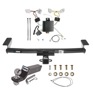 Custom Fit Trailer Hitch Wiring Harness (Plug & Play) 2" Drop Ball-Mount w/ Pin/Clip 2" Chrome Ball Installation Hardware Installation Instructions 44600 118653 21536 Reese Trailer Tow Hitch 09-14 Nissan Murano Complete Package Wiring and 2 Reese Trailer Tow Hitch For 09-14 Nissan Murano Complete Package w/ Wiring and 2" Ball