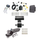 Custom Fit Trailer Hitch Wiring Harness (Plug & Play) 2" Drop Ball-Mount w/ Pin/Clip 2" Chrome Ball Security Lock Pin Rubber Hitch Plug Cover Installation Hardware Installation Instructions 44611 118675 21536 7054430 7000600 Reese Trailer T Reese Trailer Tow Hitch For 12-17 Volkswagen Tiguan Deluxe Package Wiring 2" Ball and Lock