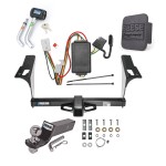 Custom Fit Trailer Hitch Wiring Harness (Plug & Play) 2" Drop Ball-Mount w/ Pin/Clip 2" Chrome Ball Security Lock Pin Rubber Hitch Plug Cover Installation Hardware Installation Instructions 44631 118467 21536 7054430 7000600 Reese Trailer To Reese Trailer Tow Hitch For 10-19 Subaru Outback Wagon Except Sport Deluxe Package Wiring 2" Ball and Lock