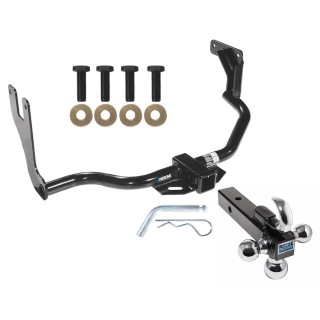 Reese Trailer Tow Hitch Receiver For 10-13 Ford Trasit Connect w/Tri-Ball Triple Ball 1-7/8" 2" 2-5/16"