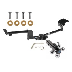 Reese Trailer Tow Hitch Receiver For 09-19 Ford Flex 10-17 Lincoln MKT w/Tri-Ball Triple Ball 1-7/8" 2" 2-5/16"