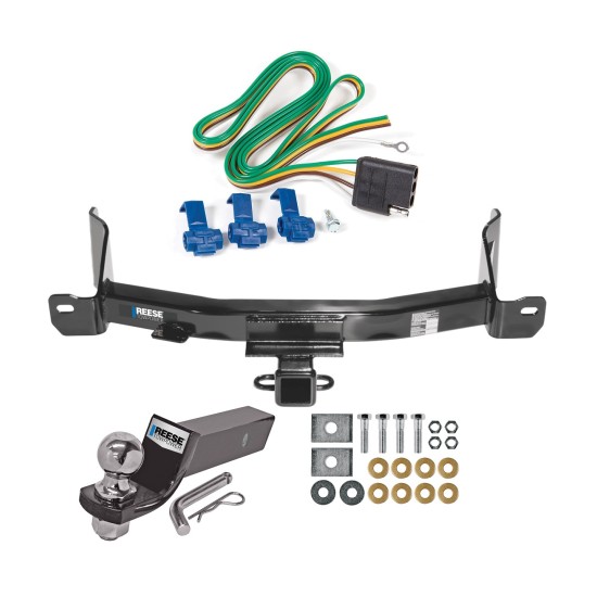 Custom Fit Trailer Hitch Wiring Harness (Requires Splicing) 2" Drop Ball-Mount w/ Pin/Clip 2" Chrome Ball Installation Hardware Installation Instructions 44645 78058 21536 Reese Trailer Tow Hitch 09-14 F-150 Complete Package Wiring and 2" Reese Trailer Tow Hitch For 09-14 Ford F-150 Complete Package w/ Wiring and 2" Ball