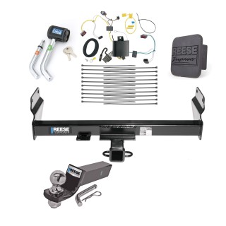 Custom Fit Trailer Hitch Wiring Harness (Plug & Play) 2" Drop Ball-Mount w/ Pin/Clip 2" Chrome Ball Security Lock Pin Rubber Hitch Plug Cover Installation Hardware Installation Instructions 44650 85944 21536 7054430 7000600 Reese Trailer Tow Reese Trailer Tow Hitch For 14-21 Jeep Grand Cherokee 22-23 WK Deluxe Package Wiring 2" Ball and Lock