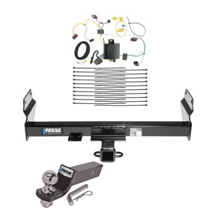 Custom Fit Trailer Hitch Wiring Harness (Plug & Play) 2" Drop Ball-Mount w/ Pin/Clip 2" Chrome Ball Installation Hardware Installation Instructions 44650 118727 21536 Reese Tow Package 14-21 Jeep Grand Cherokee 22-23 WK Trailer Hitch Wiring Tow Package For 14-21 Jeep Grand Cherokee 22-23 WK Trailer Hitch w/ Wiring 2" Drop Mount 2" Ball 2" Receiver Reese