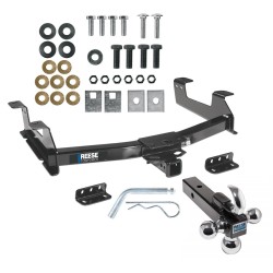 Reese Trailer Tow Hitch Receiver For 11-14 Chevy Silverado GMC Sierra 2500HD 3500HD w/Tri-Ball Triple Ball 1-7/8" 2" 2-5/16"