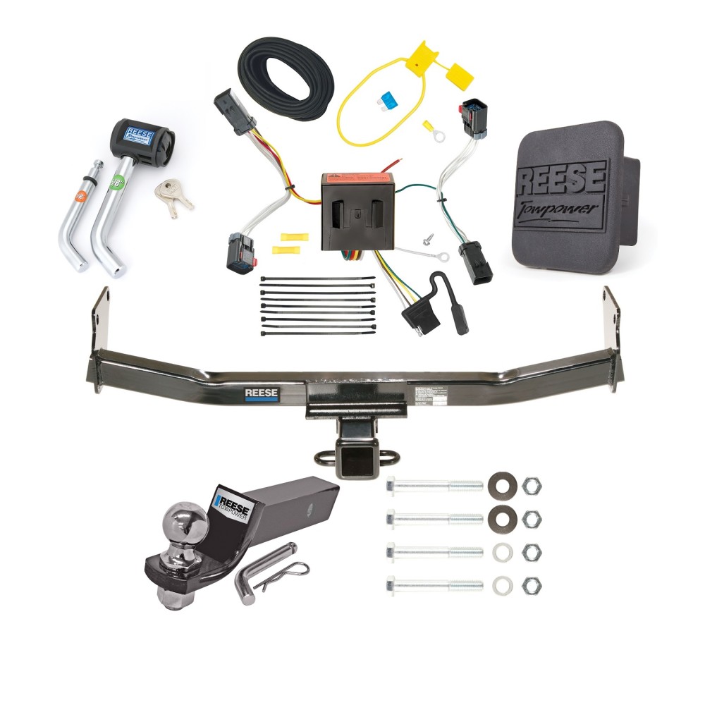 Reese Trailer Tow Hitch For 11-17 Jeep Compass w/ Wiring Harness Kit Reese Trailer Tow Hitch For 11-17 Jeep Compass w/ Wiring Harness Kit