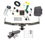 Custom Fit Trailer Hitch Wiring Harness (Plug & Play) 2" Drop Ball-Mount w/ Pin/Clip 2" Chrome Ball Security Lock Pin Rubber Hitch Plug Cover Installation Hardware Installation Instructions 44661 85775 21536 7054430 7000600 Reese Trailer Tow Reese Trailer Tow Hitch For 08-17 Jeep Patriot Deluxe Package Wiring 2" Ball and Lock