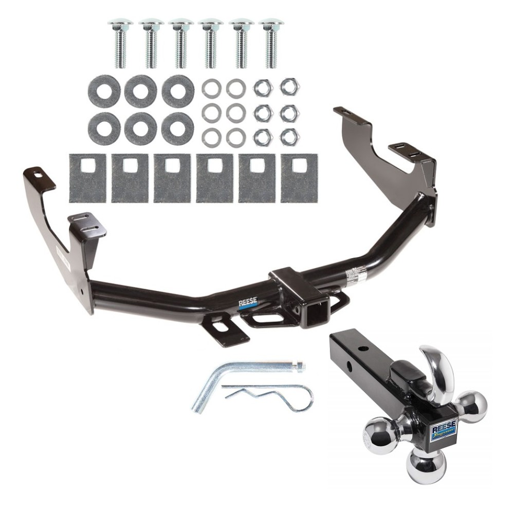 Custom Fit Trailer Hitch Tri-Ball Trailer Hitch Ball Mount w/ Pin/Clip 44673 7031400 63240 Reese Trailer Tow Hitch Receiver 97-04 F150 97-07 F250 F350 w/Tri-Ball Triple Ball 1-7/8" 2" 2-5/16" 97 98 99 00 01 02 03 04 05 06 07 1997 1998 1999 Reese Trailer Tow Hitch Receiver For 97-04 Ford F150 97-07 F250 F350 w/Tri-Ball Triple Ball 1-7/8" 2" 2-5/16"