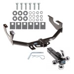 Custom Fit Trailer Hitch Tri-Ball Trailer Hitch Ball Mount w/ Pin/Clip 44673 7031400 63240 Reese Trailer Tow Hitch Receiver 97-04 F150 97-07 F250 F350 w/Tri-Ball Triple Ball 1-7/8" 2" 2-5/16" 97 98 99 00 01 02 03 04 05 06 07 1997 1998 1999 Reese Trailer Tow Hitch Receiver For 97-04 Ford F150 97-07 F250 F350 w/Tri-Ball Triple Ball 1-7/8" 2" 2-5/16"