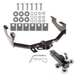 Reese Trailer Tow Hitch Receiver For 97-04 Ford F150 97-07 F250 F350 w/Tri-Ball Triple Ball 1-7/8" 2" 2-5/16"