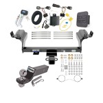 Custom Fit Trailer Hitch Wiring Harness (Plug & Play) 2" Drop Ball-Mount w/ Pin/Clip 2" Chrome Ball Security Lock Pin Rubber Hitch Plug Cover Installation Hardware Installation Instructions 44694 118715 21536 7054430 7000600 Reese Trailer To Reese Trailer Tow Hitch For 17-18 Ford Escape Deluxe Package Wiring 2" Ball and Lock
