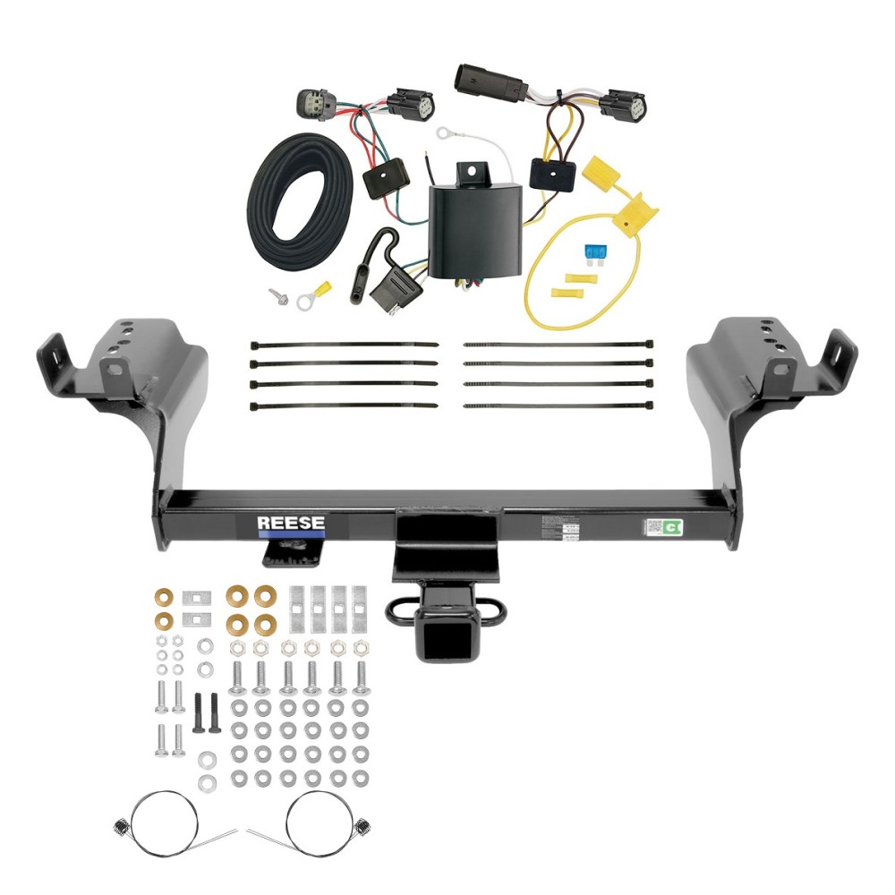 Custom Fit Trailer Hitch Wiring Harness (Plug & Play) Installation Hardware Installation Instructions 44694 118715 Reese Trailer Tow Hitch 17-18 Escape Wiring Harness Kit 17 18 2017 2018 Reese Trailer Tow Hitch For 17-18 Ford Escape w/ Wiring Harness Kit