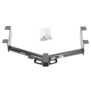 Custom Fit Trailer Hitch Wiring Harness (Plug & Play) 2" Drop Ball-Mount w/ Locking Pin/Clip 2" Chrome Ball Rubber Hitch Plug Cover Installation Hardware Installation Instructions 44702 118613 7005111 7010 Reese Trailer Tow Hitch 14-23 Tran Reese Trailer Tow Hitch For 14-23 Ford Transit Connect Deluxe Package Wiring 2" Ball Mount and Lock