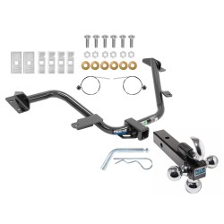 Reese Trailer Tow Hitch Receiver For 15-18 Chevy City Express 13-22 Nissan NV200 w/Tri-Ball Triple Ball 1-7/8" 2" 2-5/16"