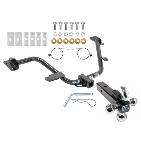 Custom Fit Trailer Hitch Tri-Ball Trailer Hitch Ball Mount w/ Pin/Clip 44711 7031400 63240 Reese Trailer Tow Hitch Receiver 15-18 Chevy City Express 13-22 Nissan NV200 w/Tri-Ball Triple Ball 1-7/8" 2" 2-5/16" 13 14 15 16 17 18 19 20 21 22 2 Reese Trailer Tow Hitch Receiver For 15-18 Chevy City Express 13-22 Nissan NV200 w/Tri-Ball Triple Ball 1-7/8" 2" 2-5/16"