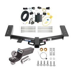 Reese Trailer Tow Hitch For 15-24 Ford Transit 150 250 350 Complete Package w/ Wiring and 2" Ball