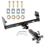Custom Fit Trailer Hitch Tri-Ball Trailer Hitch Ball Mount w/ Pin/Clip 44746 7031400 63240 Reese Trailer Tow Hitch Receiver 05-15 Toyota Tacoma w/Tri-Ball Triple Ball 1-7/8" 2" 2-5/16" 05 06 07 08 09 10 11 12 13 14 15 2005 2006 2007 2008 20 Reese Trailer Tow Hitch Receiver For 05-15 Toyota Tacoma w/Tri-Ball Triple Ball 1-7/8" 2" 2-5/16"