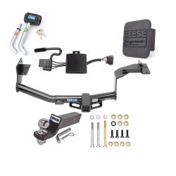 Reese Trailer Tow Hitch For  19–20 Hyundai, Santa Fe Deluxe Package Wiring 2" Ball and Lock Reese Trailer Tow Hitch For  19–20 Hyundai, Santa Fe Deluxe Package Wiring 2" Ball and Lock