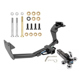 Reese Trailer Tow Hitch Receiver For 16-19 Kia Sorento w/Tri-Ball Triple Ball 1-7/8" 2" 2-5/16"