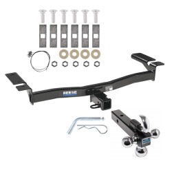 Reese Trailer Tow Hitch Receiver For 07-14 Ford Edge 07-15 Lincoln MKX w/Tri-Ball Triple Ball 1-7/8" 2" 2-5/16" Reese Trailer Tow Hitch Receiver For 07-14 Ford Edge 07-15 Lincoln MKX w/Tri-Ball Triple Ball 1-7/8" 2" 2-5/16"