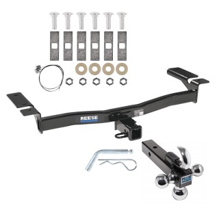 Custom Fit Trailer Hitch Tri-Ball Trailer Hitch Ball Mount w/ Pin/Clip 44764 7031400 63240 Reese Trailer Tow Hitch Receiver 07-14 Edge 07-15 Lincoln MKX w/Tri-Ball Triple Ball 1-7/8" 2" 2-5/16" 07 08 09 10 11 12 13 14 15 2007 2008 2009 2010 Reese Trailer Tow Hitch Receiver For 07-14 Ford Edge 07-15 Lincoln MKX w/Tri-Ball Triple Ball 1-7/8" 2" 2-5/16"