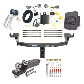 Reese Trailer Tow Hitch For 14-18 Jeep Cherokee Deluxe Package Wiring 2" Ball and Lock