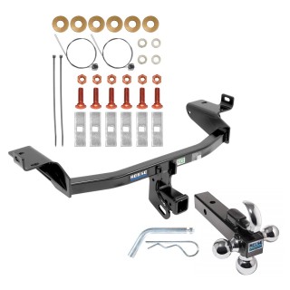 Custom Fit Trailer Hitch Tri-Ball Trailer Hitch Ball Mount w/ Pin/Clip 44765 7031400 63240 Reese Trailer Tow Hitch Receiver 14-23 Jeep Cherokee w/Tri-Ball Triple Ball 1-7/8" 2" 2-5/16" 14 15 16 17 18 19 20 21 22 232014 2015 2016 2017 2018 2 Reese Trailer Tow Hitch Receiver For 14-23 Jeep Cherokee w/Tri-Ball Triple Ball 1-7/8" 2" 2-5/16"