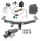 Custom Fit Trailer Hitch Wiring Harness (Plug & Play) 2" Drop Ball-Mount w/ Pin/Clip 2" Chrome Ball Security Lock Pin Rubber Hitch Plug Cover Installation Hardware Installation Instructions 44778 118628 21536 7054430 7000600 Reese Trailer T Reese Trailer Tow Hitch For 14-20 Acura MDX Deluxe Package Wiring 2" Ball and Lock
