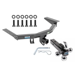 Reese Trailer Tow Hitch Receiver For 16-22 Honda Pilot 14-20 Acura MDX w/Tri-Ball Triple Ball 1-7/8" 2" 2-5/16" Reese Trailer Tow Hitch Receiver For 16-22 Honda Pilot 14-20 Acura MDX w/Tri-Ball Triple Ball 1-7/8" 2" 2-5/16"