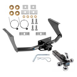 Reese Trailer Tow Hitch Receiver For 11-24 RAM 1500 11-14 Dodge Ram Pickup w/o Factory Hitch w/Tri-Ball Triple Ball 1-7/8" 2" 2-5/16"