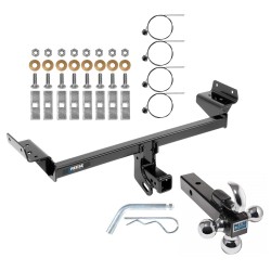 Reese Trailer Tow Hitch Receiver For 15-24 Ford Edge 16-18 Lincoln MKX 19-23 Lincoln Nautilus w/Tri-Ball Triple Ball 1-7/8" 2" 2-5/16"