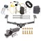 Custom Fit Trailer Hitch Wiring Harness (Plug & Play) 2" Drop Ball-Mount w/ Pin/Clip 2" Chrome Ball Security Lock Pin Rubber Hitch Plug Cover Installation Hardware Installation Instructions 44785 78048 21536 7054430 7000600 Draw-Tite Traile Reese Trailer Tow Hitch For 06-12 Toyota RAV4 Deluxe Package Wiring 2" Ball and Lock